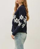 Midnight Floral Cardigan