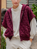 Bubble Quilt Hoodie Vest