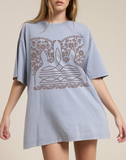Puff Cowboy Stitch Boyfriend Tee