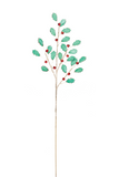 33" Plastic Holly Spray
