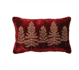 Lumbar Beaded Tree Pillow
