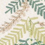Beaded Sage Tree Pillow