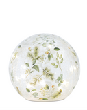 Winter Glass Lighted Globe