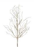 35" Champagne Glitter Twig Branch