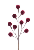 23" Burgundy Pod Spray