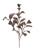 24.5" Bronzed Leaf Spray