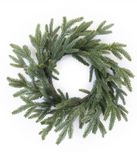 17" Fresh Touch Spruce Candle Ring