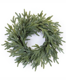 24" Fresh Touch Spruce Wreath