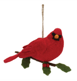 3" Felt Cardinal Ornament