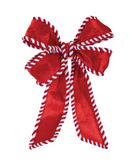 14.5" Candy Cane Lane Bow