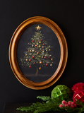 Oval Vintage Tree Print