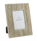 4x6 Sweater Knit Resin Frame