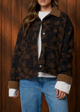 Denim Jacquard Corduroy Jacket