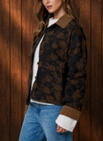 Denim Jacquard Corduroy Jacket