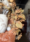 31" Berry Hanging Spray - Beige/Brown