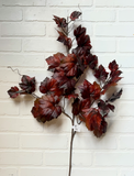 36" Grape Leaf Spray - Rust/Brown