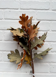 24" Oak Leaf Spray With Acorn