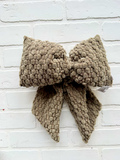 12" Fabric Clip Bow - Vintage Sage