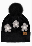 C.C. Daisy Pom Beanie