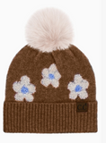 C.C. Daisy Pom Beanie