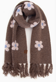 C.C. Daisy Pattern Scarf