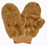 C.C. Faux Fur Sherpa Lined Mittens