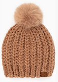 C.C. Chenille Yarn Beanie