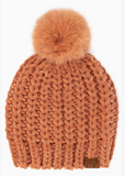 C.C. Chenille Yarn Beanie