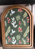 11" Holly Berries Print