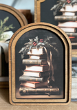 8" Christmas Books Print