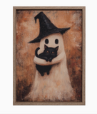 Ghost + Kitty Wall Art