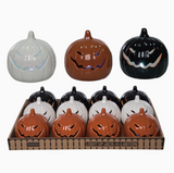 Light Up Ceramic Jack-O-Lantern