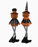Plush Jack-O-Lantern Shelf Sitters