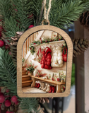 Cozy Christmas Coats Ornament