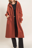 Free Time Oversized Hooded Cardigan
