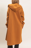 Free Time Oversized Hooded Cardigan