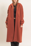 Free Time Oversized Hooded Cardigan