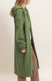 Free Time Oversized Hooded Cardigan