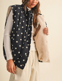 Dottie Sherpa Combo Puff Vest