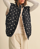 Dottie Sherpa Combo Puff Vest