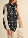 Dottie Sherpa Combo Puff Vest