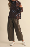 Polka Dot Sweater + Scarf