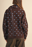 Polka Dot Sweater + Scarf