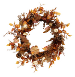 Pinecone + Lantern Fall Wreath