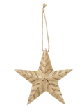 5" Wood Star Ornament