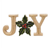 9" Holly Joy Cutout