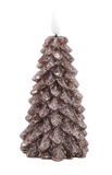 6.5" Bronzed LED Tree Candle
