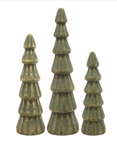 Wooden Green Tiered Trees