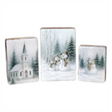 Snowy Forest Blocks