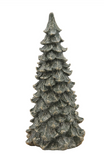 7" Sage Resin Christmas Tree